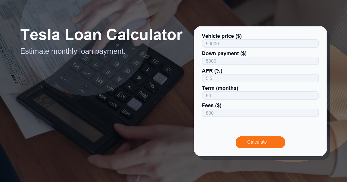 Estimate monthly loan payment.
