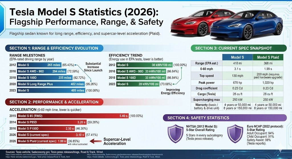 tesla model s statistics