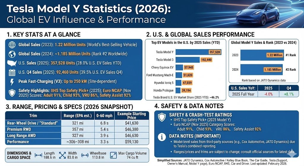 tesla model y statistics